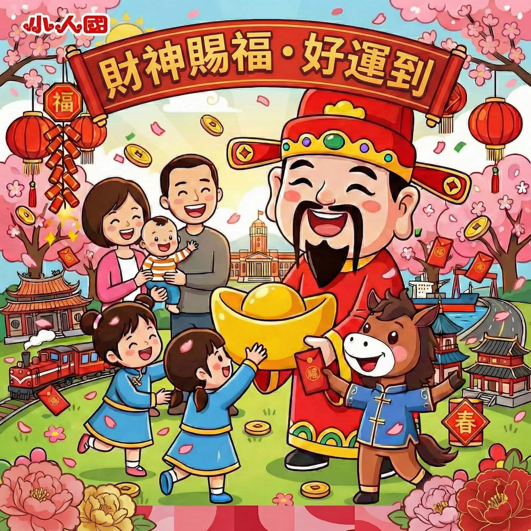 第二發活動圖片：財神互動拍照