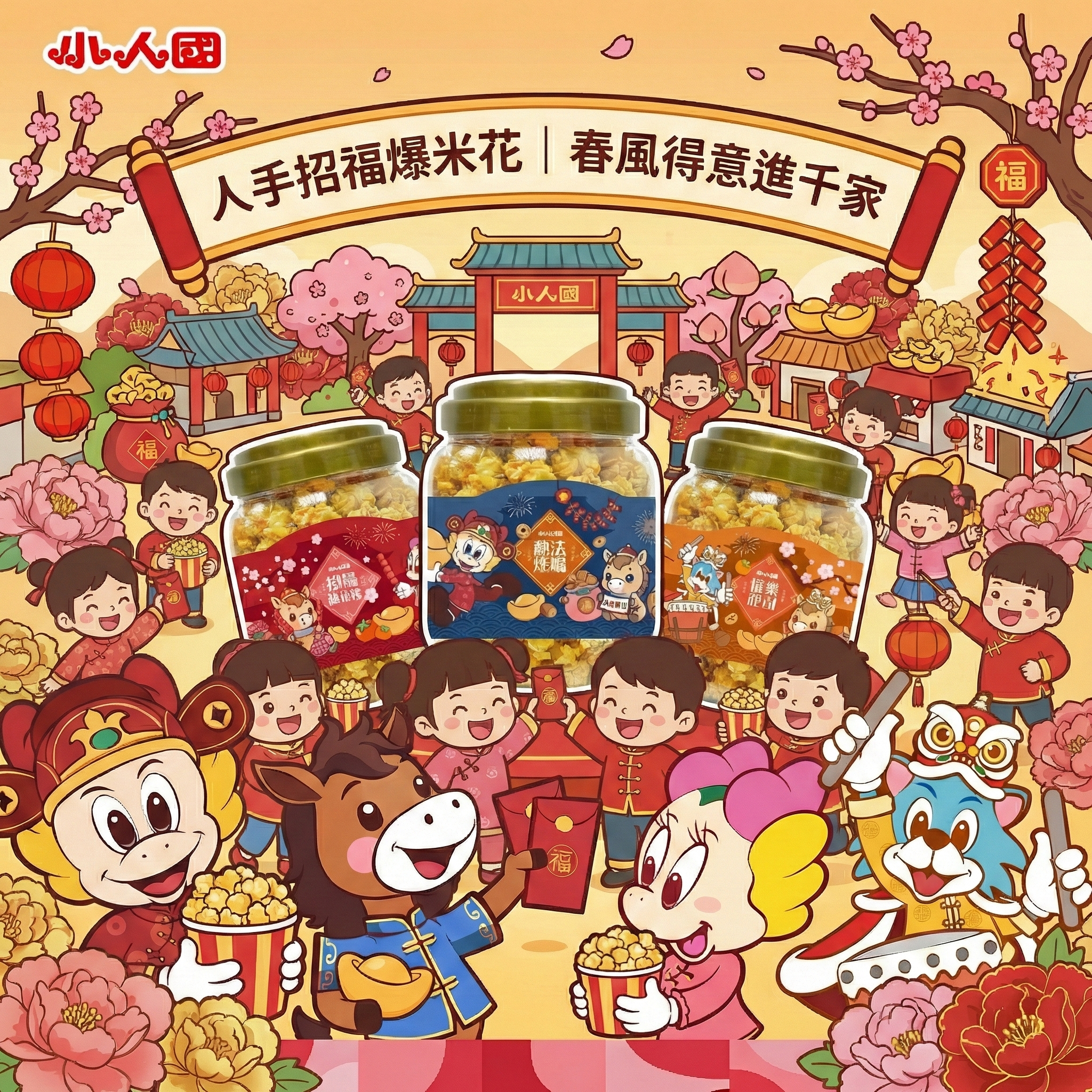 第八發活動圖片：迎春限定招福爆米花